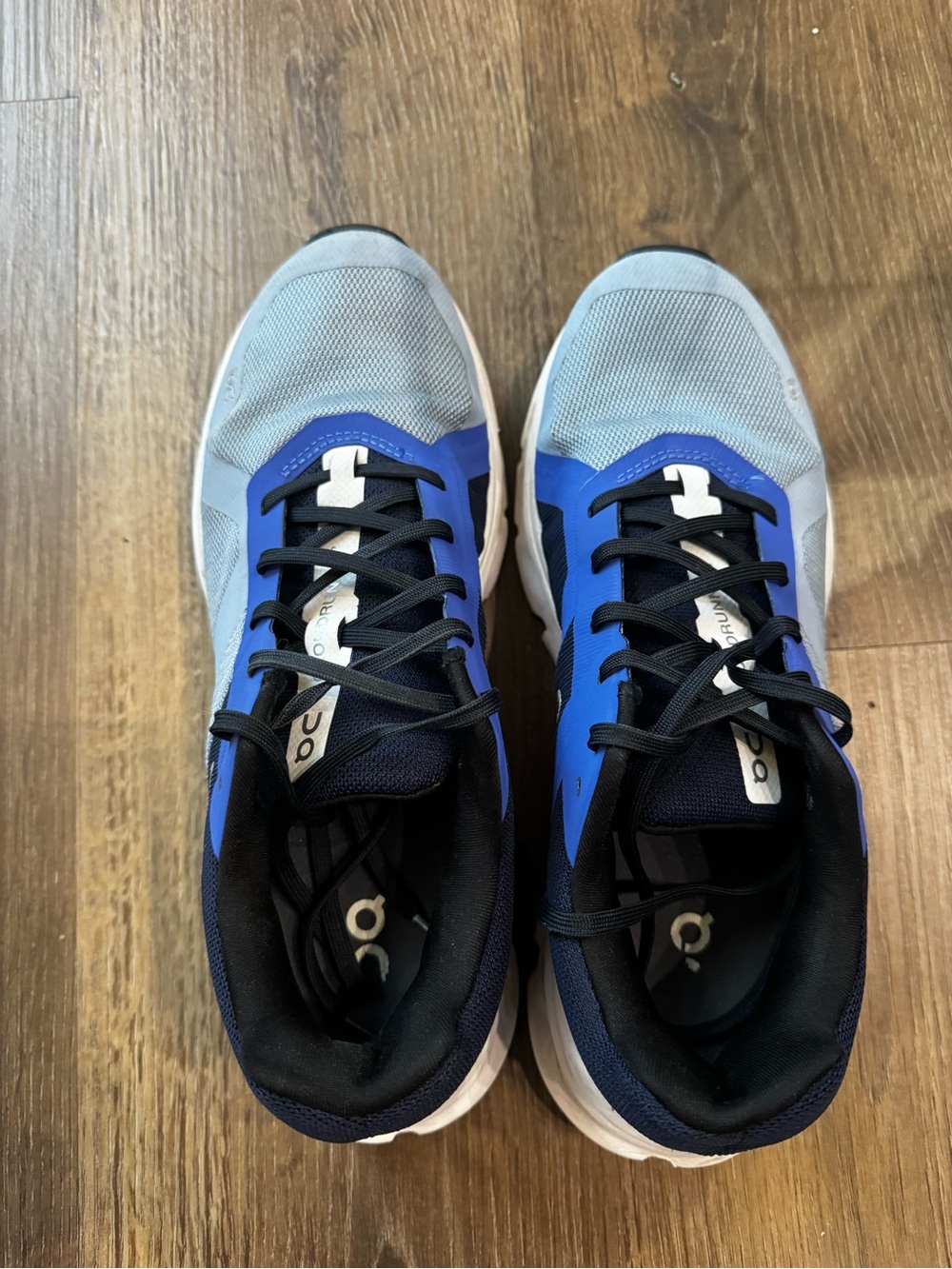 On Running Women’s Blue and Light Gray Athletic Sneakers 10